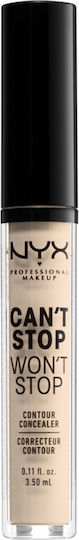NYX Professional Makeup Can't Stop Won't Stop Contour Liquid Concealer 1.5 Fair 3.5ml