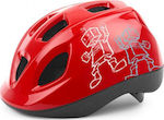 Robot Kids' Helmet for City Bike Red