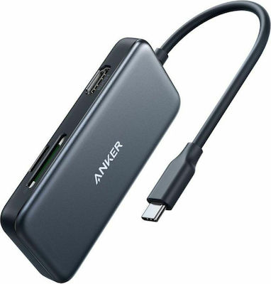 Anker PowerExpand USB-C Stație de andocare cu HDMI 4K Gri