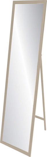 Liberta Schmaler Boden- oder Standspiegel mit Holzrahmen 146x45cm