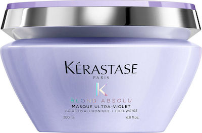 Kerastase Blond Absolu Ultra-Violet Haarmaske für Farbschutz 200ml