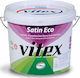 Vitex Satin Eco Plastic Ecological Paint for Interior Use White 10lt