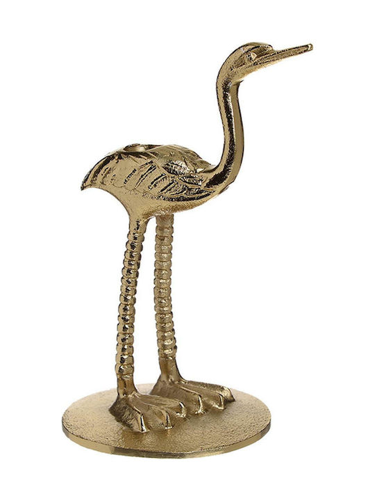 Inart Decorative Bird made of Metal 12x10x20cm 1pcs