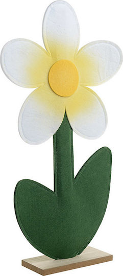 Inart Easter Flower Felt 67x35.5x10pcs in Green color 1-70-686-0008