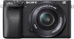Sony Aparat Foto Mirrorless α6400 Crop Frame Kit (E PZ 16-50mm F3.5-5.6 OSS) Negru