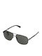 Polaroid Herren Sonnenbrillen mit Grauem Metallischem Rahmen und Grauen Polarisiertem Glas PLD2074/S/X KJ1/M9