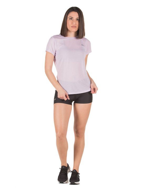 Under Armour Streaker Women's Athletic T-shirt Fast Drying Purple