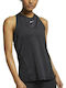 Nike Essential Αμάνικη Γυναικεία Αθλητική Μπλούζα Μαύρη