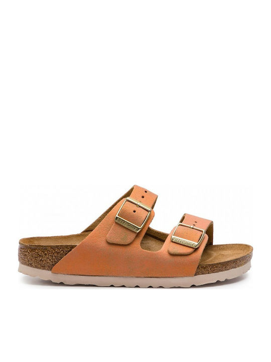 Birkenstock arizona washed deals metallic sea copper