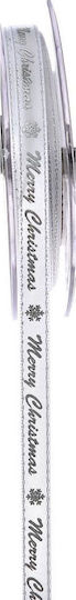 Iliadis Merry Xmas Christmas Ribbon White 1800x1cm 1pc