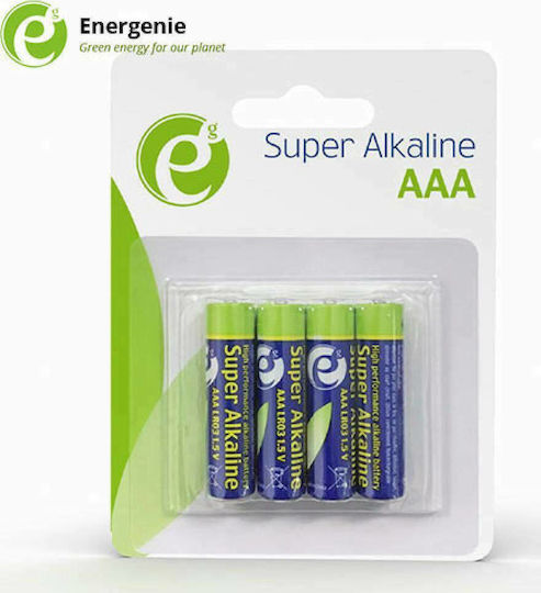 Energenie Super Αλκαλικές Μπαταρίες AAA 1.5V 4τμχ