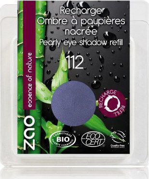 Pearly Eyeshadow Refill Lidschatten Matt in fester Form in Blau Farbe 3gr