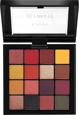 Nyx Professional Makeup Ultimate Παλέτα Σκιών Ματιών Phoenix 13.3gr