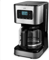 Life CM-200 Programmable Filter Coffee Machine 950W Silver