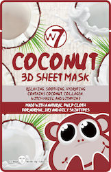 W7 Cosmetics Coconut 3D Sheet Sheet Μάσκα Προσώπου W7 Cosmetics Coconut 3D Sheet Sheet Μάσκα Προσώπου