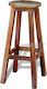 Stool Bar Wooden Brown 30x30x75cm