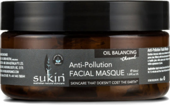 Sukin Naturals Oil Balancing Anti-Pollution Facial Masque Μάσκα Προσώπου 100ml