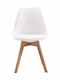 Martin Kitchen Polypropylene Chair White 49x56x82cm