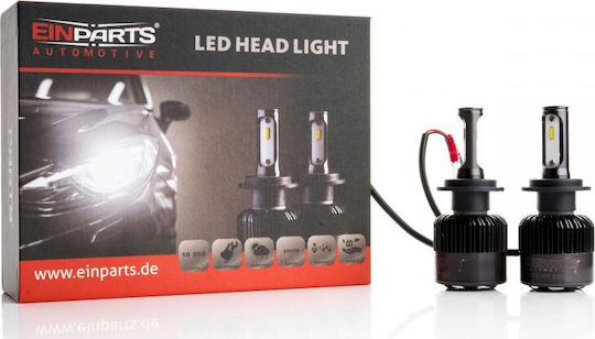 Einparts Λάμπες Αυτοκινήτου Flip Chip USA H7 LED 6000K Ψυχρό Λευκό 9-32V 34W 2τμχ