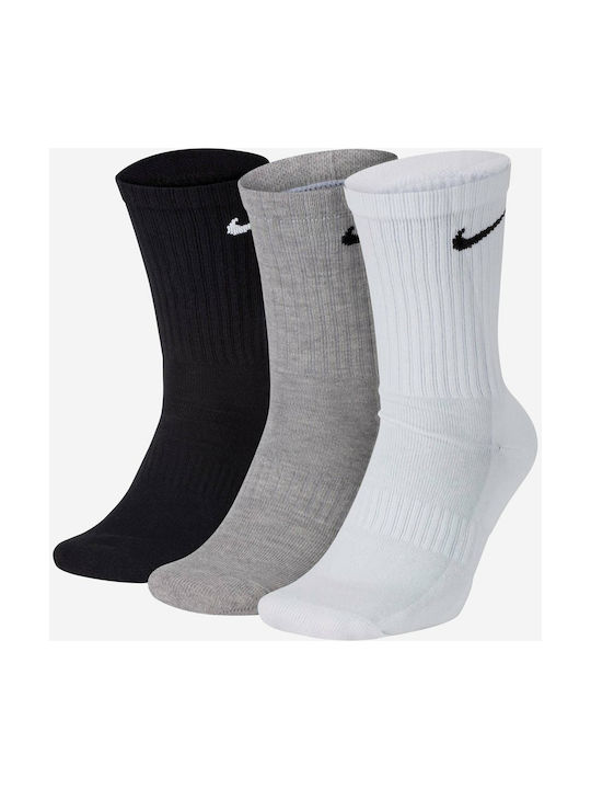 Nike Everyday Αθλητικές Κάλτσες Πολύχρωμες 3 Ζεύγη