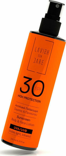 Lavish Care Loțiune Cu Protecție Solară Loțiune Pentru Față și Corp SPF30 În Spray 200ml