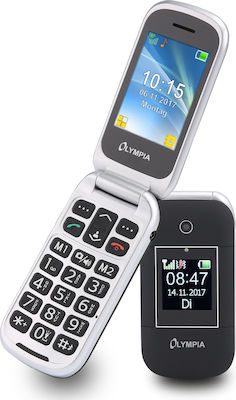 Olympia Janus Single SIM Mobile Phone with Large Buttons Black