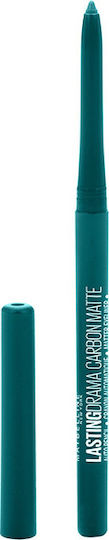 Maybelline Lasting Drama Carbon Matte Μαλακό Μολύβι Ματιών 850 Teal Amazonite