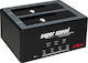 Roline Docking Station for 2 Hard Drives SATA 2.5" / 3.5" with Connection USB 2.0 / USB 3.0 (16.01.4122-5)