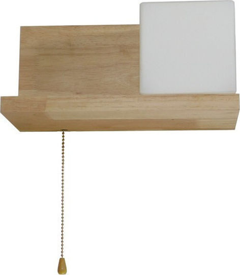 GloboStar Lămpi De Perete Modern Cu Bază De Bec E27 Alb 30x15x15cm