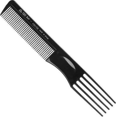 Eurostil Comb Hair for Hair Volumizing Black