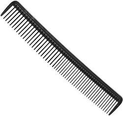 Eurostil Kamm Haare für Haarschnitt Schwarz 18.5cm