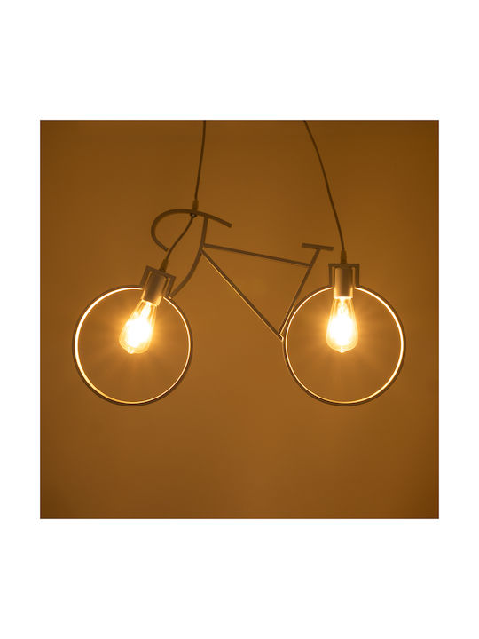 GloboStar Bike Pendant Light White with Socket ...