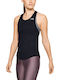 Under Armour Streaker Women's Athletic Blouse Sleeveless Black