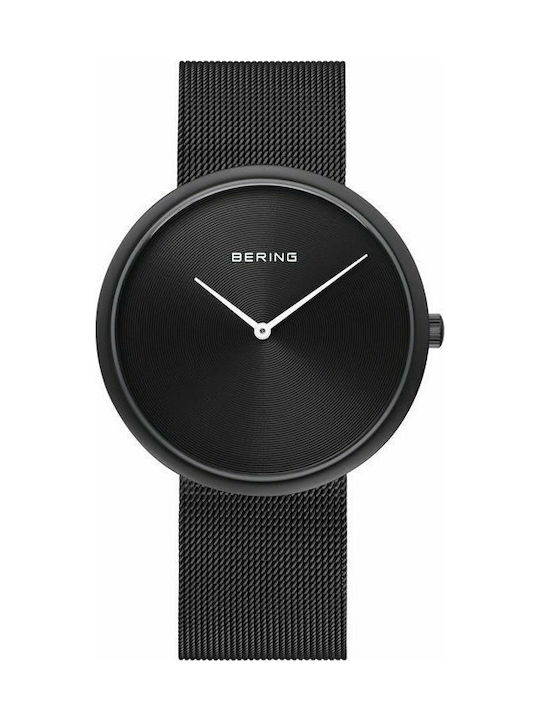 Bering Time Classic Uhr Batterie mit Schwarz Metallarmband