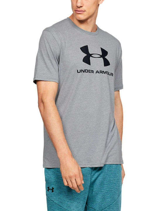 Under Armour Sportstyle Men's Athletic T-shirt Short Sleeve Gray