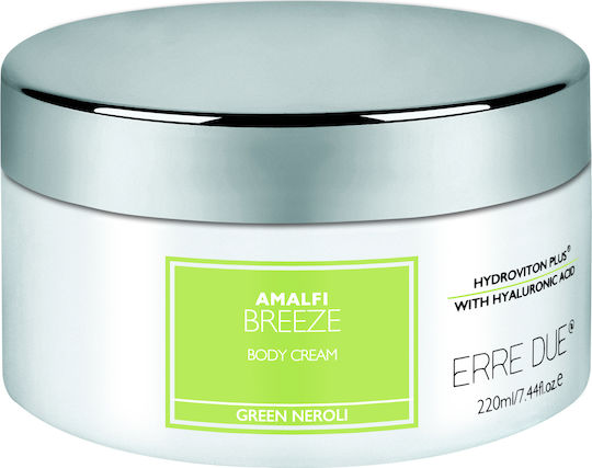 Erre Due Amalfi Breeze Feuchtigkeitsspendende Körpercreme mit Sheabutter für Trockene/Sehr Trockene Haut 220ml