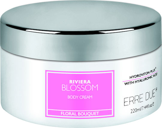 Erre Due Feuchtigkeitsspendende Körpercreme mit Sheabutter für Trockene/Sehr Trockene Haut 220ml