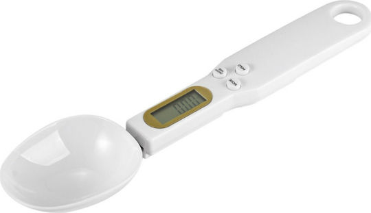 Newest NS-S3 Ψηφιακή Ζυγαριά Κουζίνας Κουτάλι έως 0.5kg Λευκή