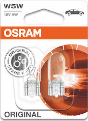 Osram Лампи Автомобила W5W Original Line W5W 12V 5W 2бр