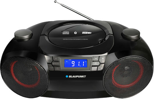 Blaupunkt Portable Radio-CD Player BB30BT Equipped with Bluetooth / CD / MP3 / USB / Radio Black