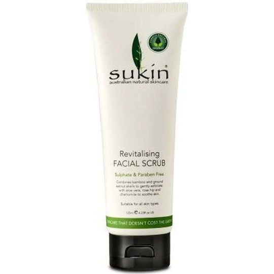 Sukin Naturals Revitalisierende Gesichtspeeling Creme für Scrub Gesicht 125ml