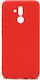 iNOS Back Cover Σιλικόνης Κόκκινο (Huawei Mate 20 Lite)