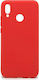 iNOS Silicone Back Cover Red (Huawei P20 Lite)