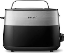 Philips Φρυγανιέρα 2 Θέσεων 830W Μαύρη
