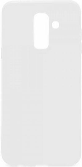 iNOS Back Cover Σιλικόνης Γκρι (Galaxy A6+ 2018)