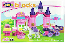 Luna Tocuri Princess Castle Number pentru 3+ ani 42buc