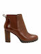 Clarks Elipsa Dee Leather Women's Ankle Boots Tabac Brown