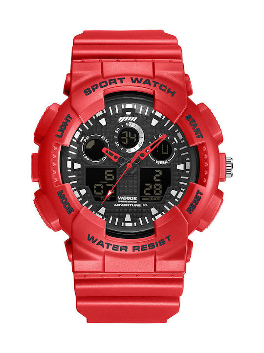 Weide Men's Watch 50mm Chronograph Battery with...