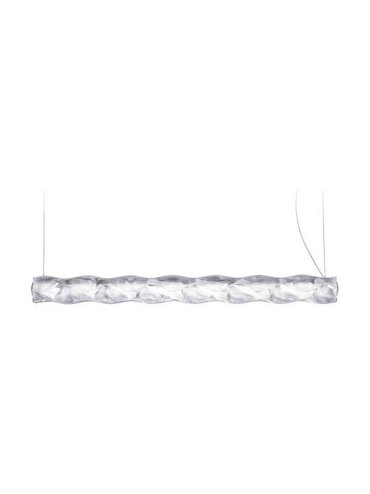 Slamp Hugo Hängelampe LED Federung Schiene Transparent HUGS000PRS01TVT000EU