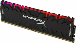 HyperX Predator RGB 16GB DDR4 RAM cu Viteză 3000 pentru Desktop